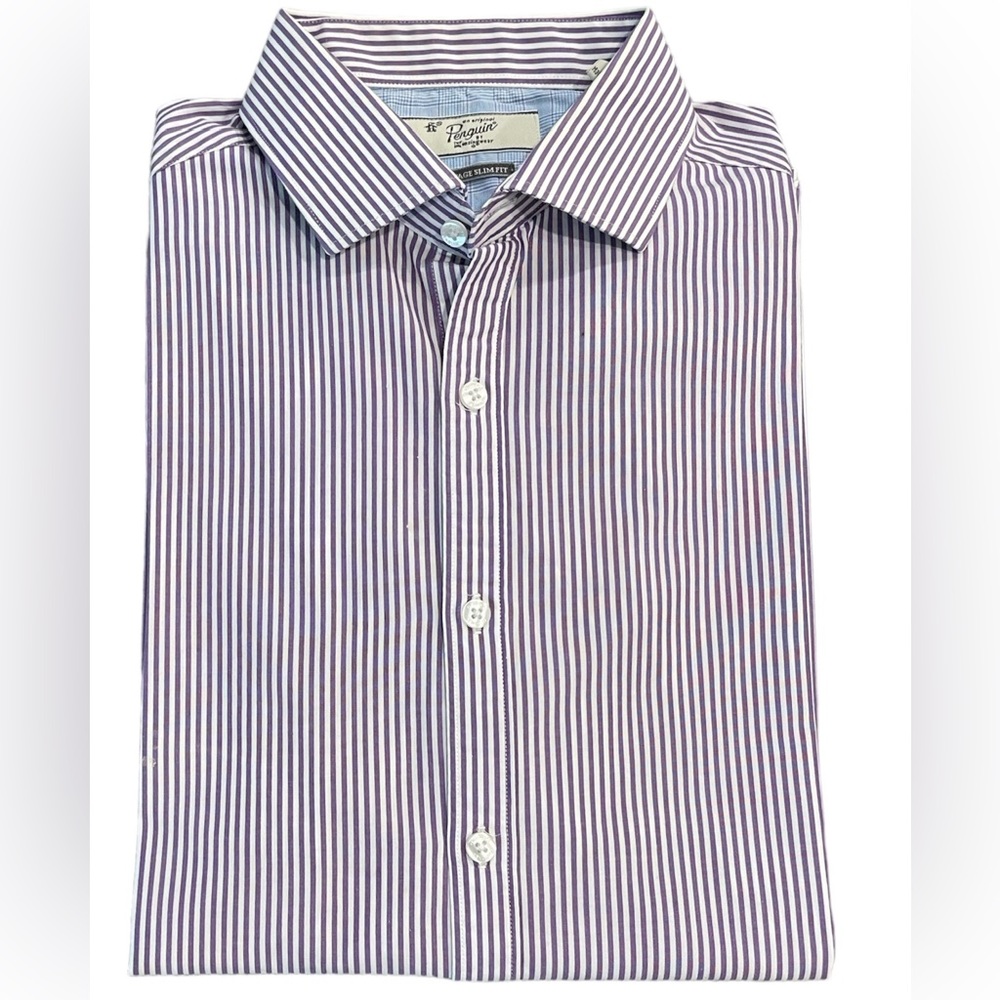 Penguin men’s long sleeve slim fit 16 34/35